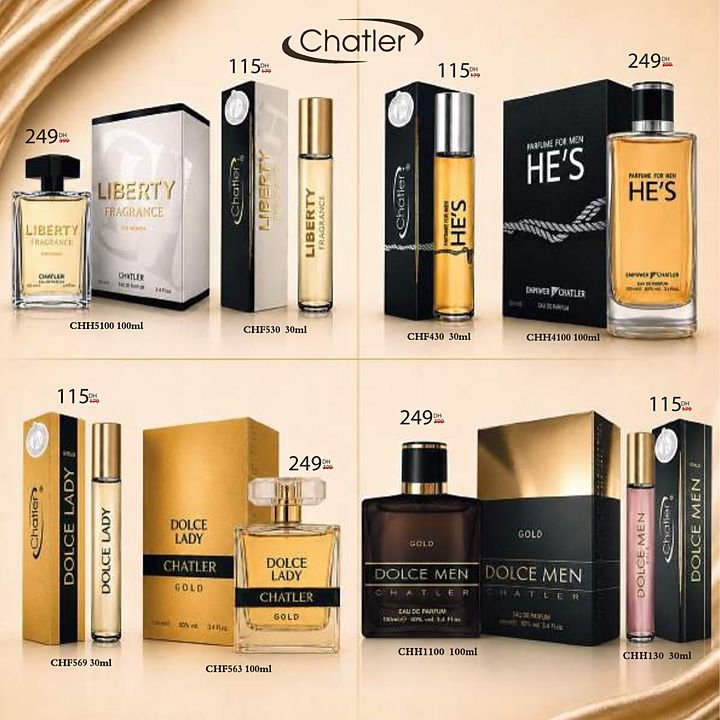 Page parfums Chatler