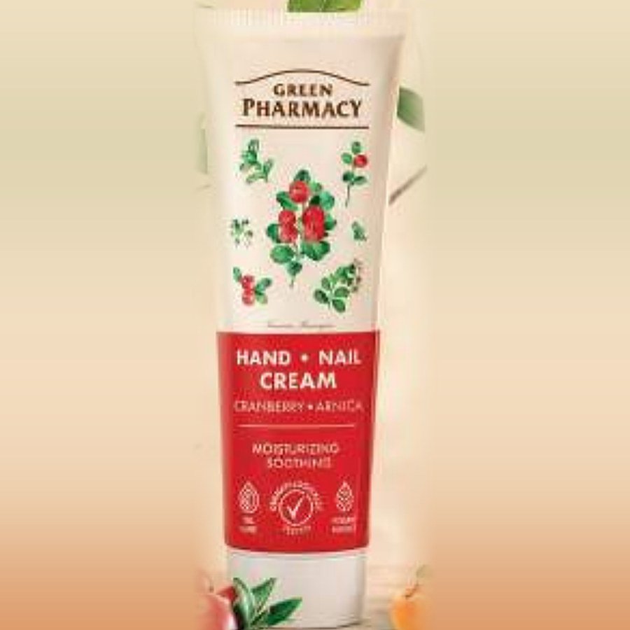 Crème mains et ongles Green Pharmacy à la canneberge et à l’arnica