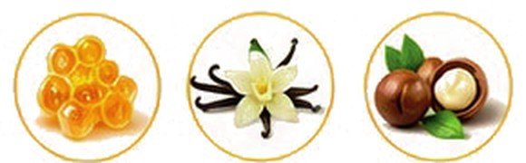 Miel, vanille et noix de macadamia